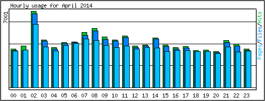 Hourly usage