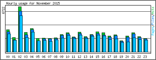 Hourly usage