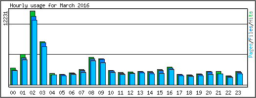 Hourly usage