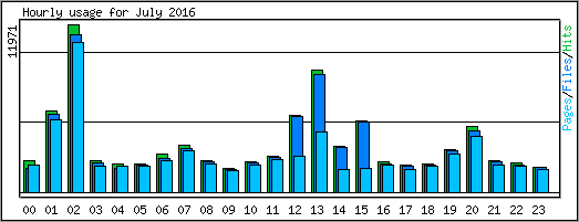 Hourly usage
